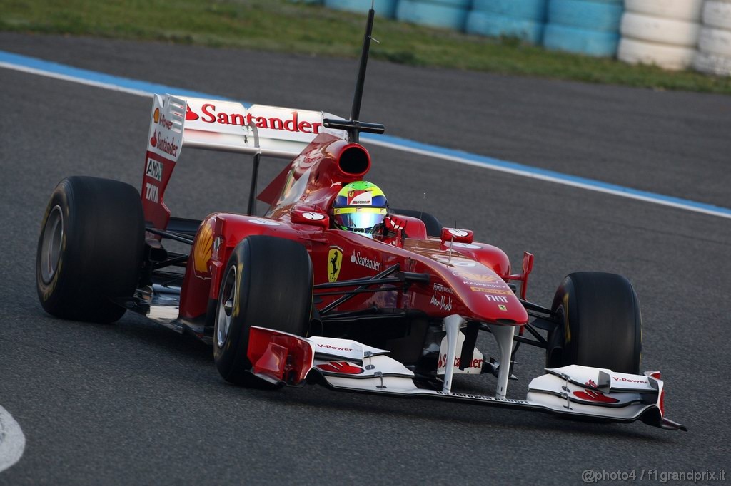 Jerez Test Febbraio 2011, Felipe Massa (BRA), Ferrari, F150 