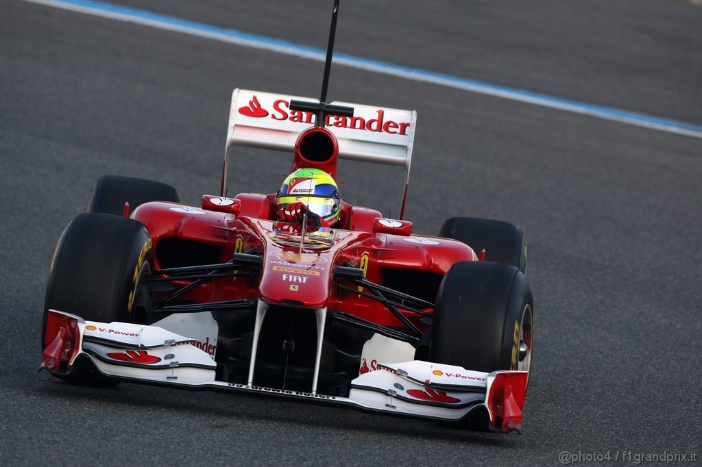 Jerez Test Febbraio 2011, Felipe Massa (BRA), Ferrari, F150 