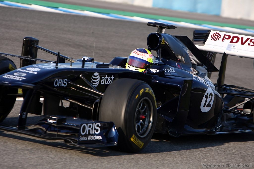 Jerez Test Febbraio 2011, 10/2/2011-Pastor Maldonado (VEN), Williams FW33 