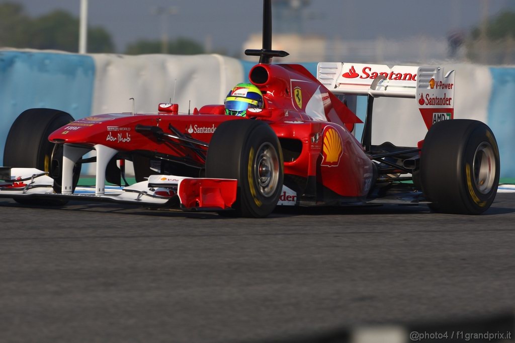 Jerez Test Febbraio 2011, 10/2/2011- Felipe Massa (BRA), Ferrari, F150 