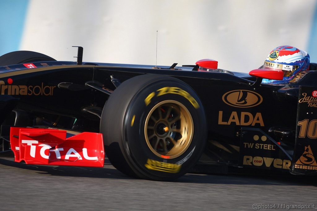 Jerez Test Febbraio 2011, 10/2/2011- Vitaly Petrov (RUS), Lotus Renault GP, R31 