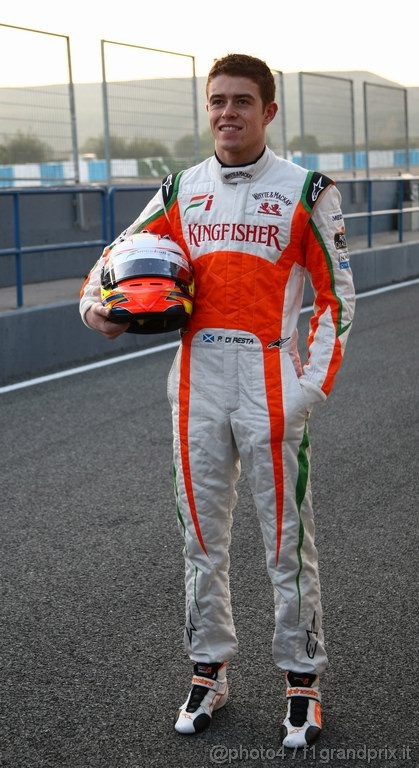 Jerez Test Febbraio 2011, 10/2/201- Paul di Resta (GBR) Force India VJM04 