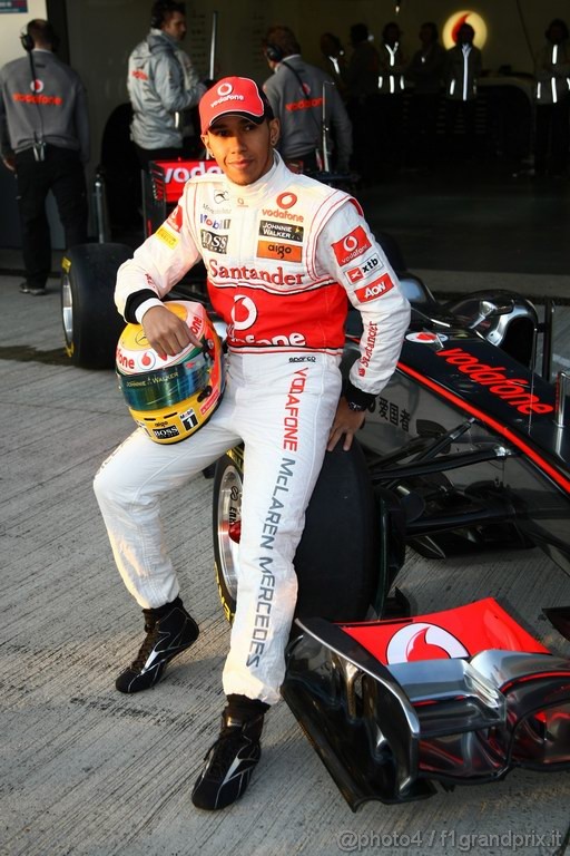 Jerez Test Febbraio 2011, 10/2/201- Lewis Hamilton (GBR), McLaren  Mercedes, MP4-26 