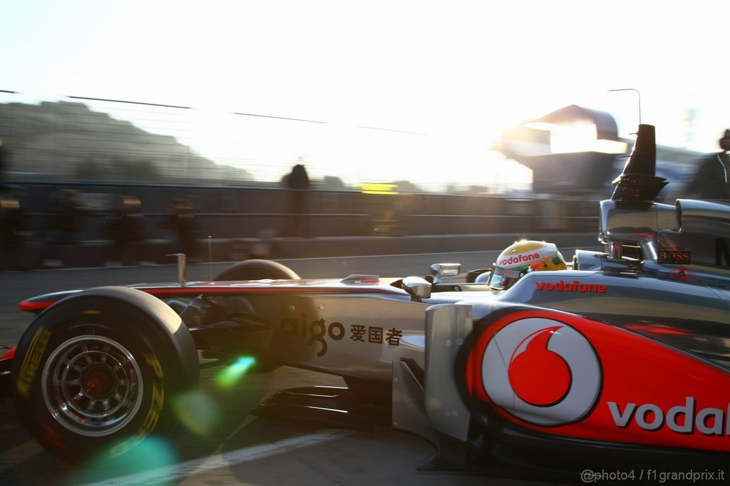 Jerez Test Febbraio 2011, 10/2/201- Lewis Hamilton (GBR), McLaren  Mercedes, MP4-26 