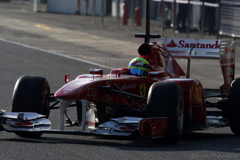 Jerez Test Febbraio 2011, 10/2/201- Felipe Massa (BRA), Ferrari, F150 