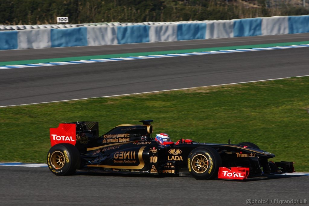 Jerez Test Febbraio 2011, 10/2/2011- Vitaly Petrov (RUS), Lotus Renault GP, R31 