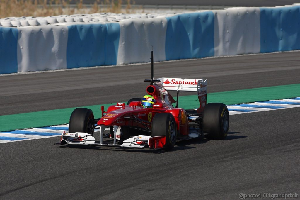Jerez Test Febbraio 2011, 10/2/2011- Felipe Massa (BRA), Ferrari, F150 