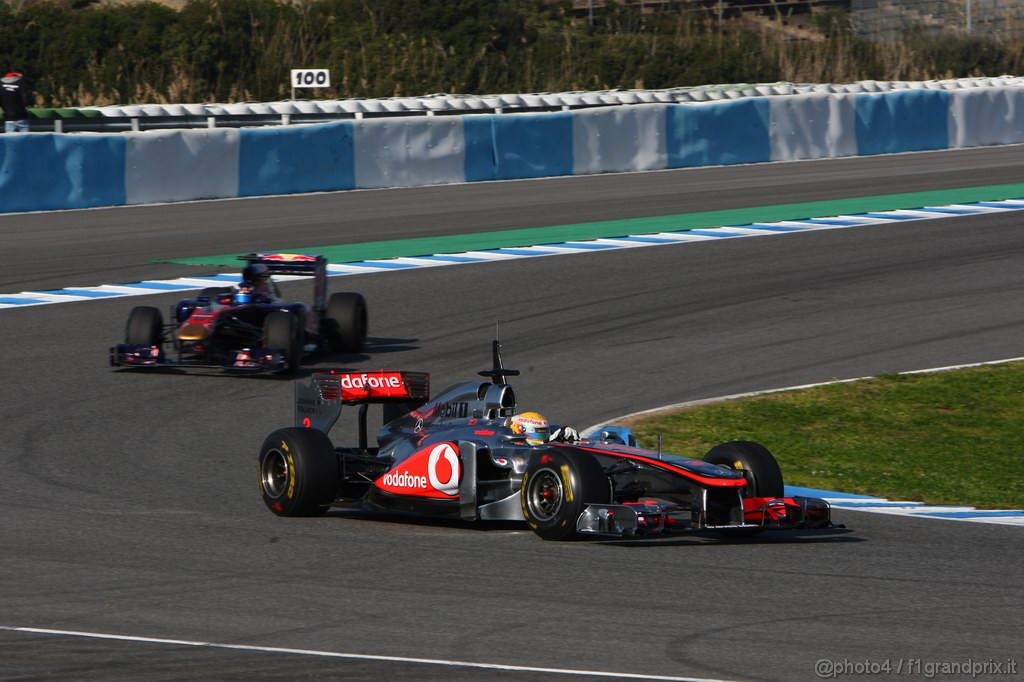 Jerez Test Febbraio 2011, 10/2/2011- Lewis Hamilton (GBR), McLaren  Mercedes, MP4-26 