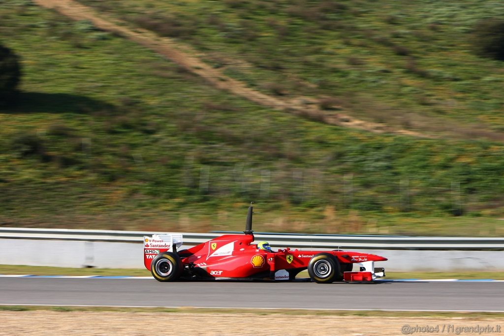 Jerez Test Febbraio 2011, 10/2/2011- Felipe Massa (BRA), Ferrari, F150 