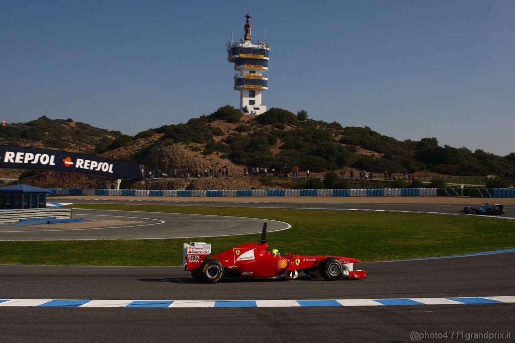 Jerez Test Febbraio 2011, 10/2/2011- Felipe Massa (BRA), Ferrari, F150 