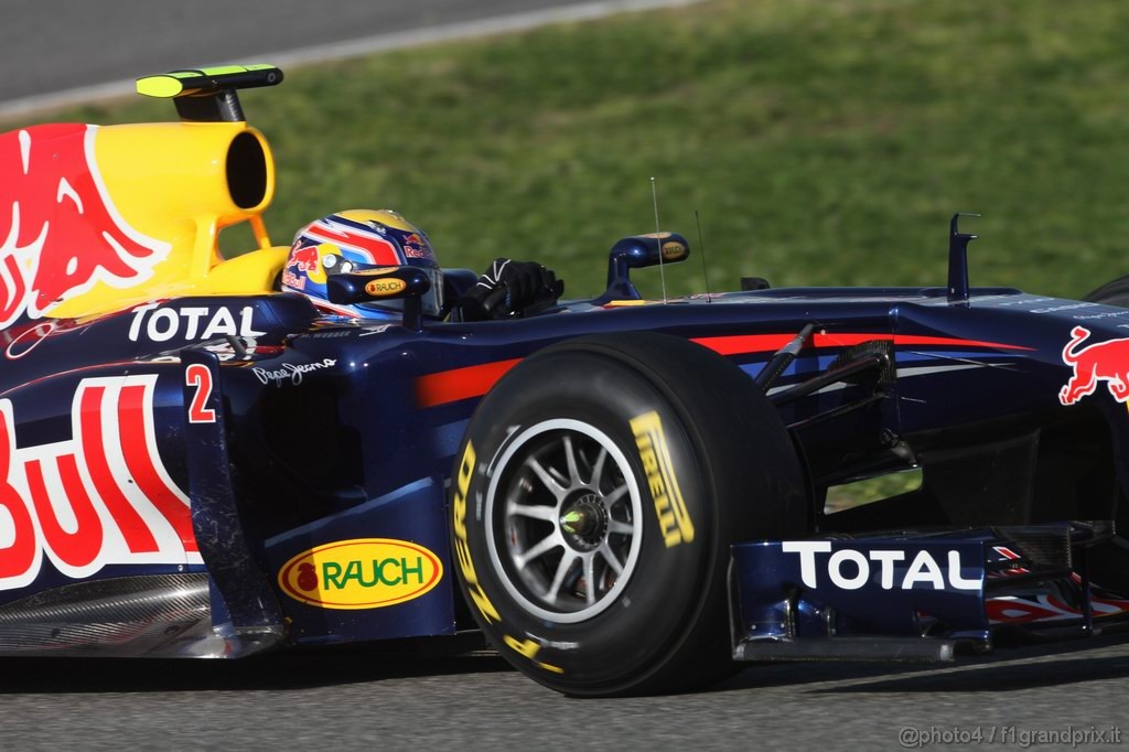 Jerez Test Febbraio 2011, 10/2/2011- Mark Webber (AUS), Red Bull Racing, RB7 