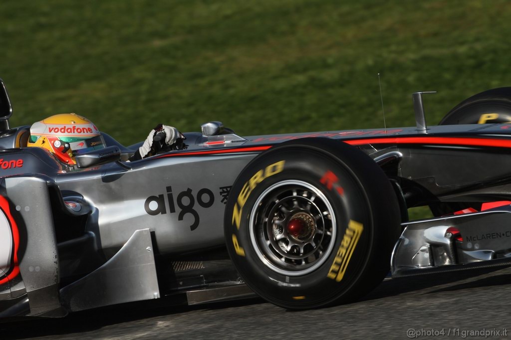 Jerez Test Febbraio 2011, 10/2/2011- Lewis Hamilton (GBR), McLaren  Mercedes, MP4-26 