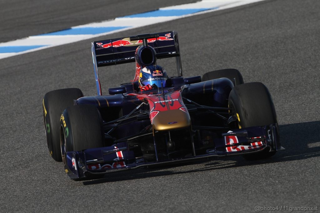 Jerez Test Febbraio 2011, 10/2/2011- Daniel Ricciardo (AUS), Test Driver Scuderia Toro Rosso, STR6 