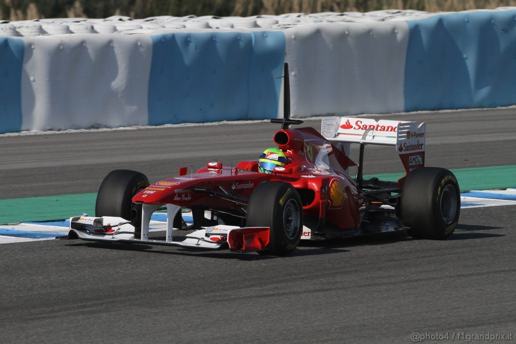Jerez Test Febbraio 2011, 10/2/2011- Felipe Massa (BRA), Ferrari, F150 
