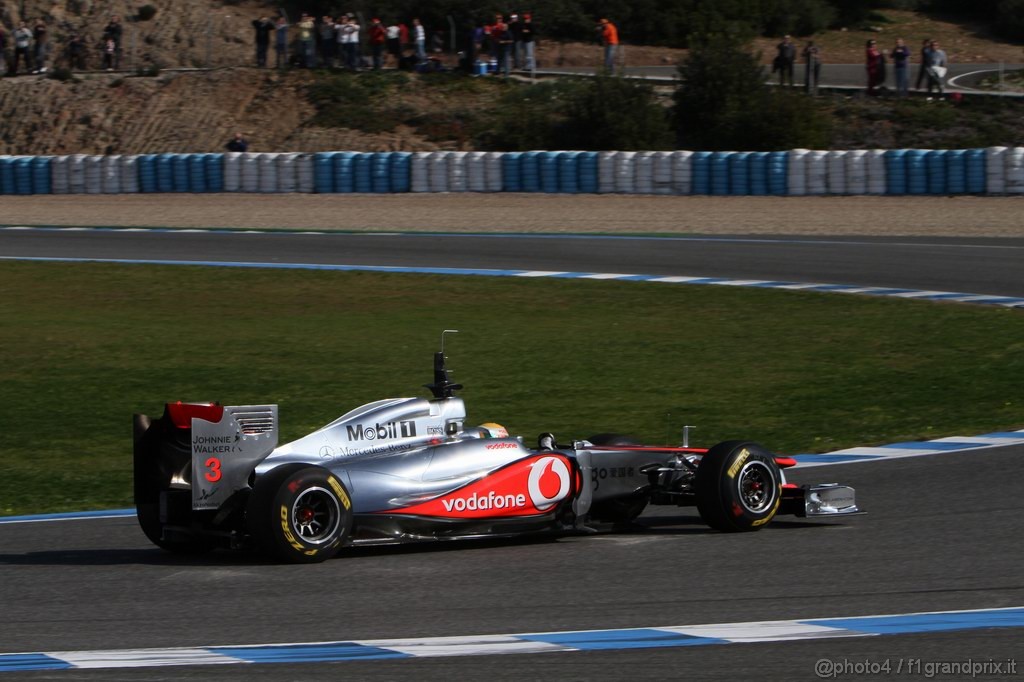 Jerez Test Febbraio 2011, 10/2/2011- Lewis Hamilton (GBR), McLaren  Mercedes, MP4-26 