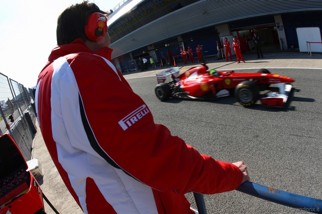 Jerez Test Febbraio 2011, 10/2/2011- Felipe Massa (BRA), Ferrari, F150 