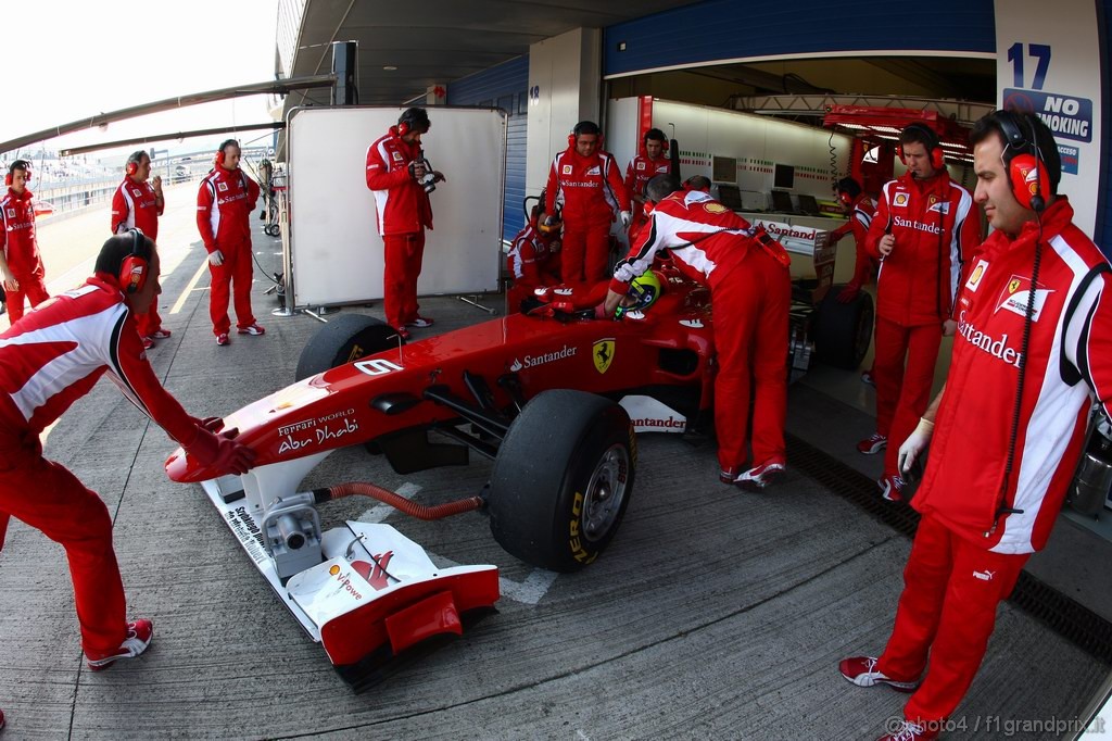 Jerez Test Febbraio 2011, 10/2/2011- Felipe Massa (BRA), Ferrari, F150 