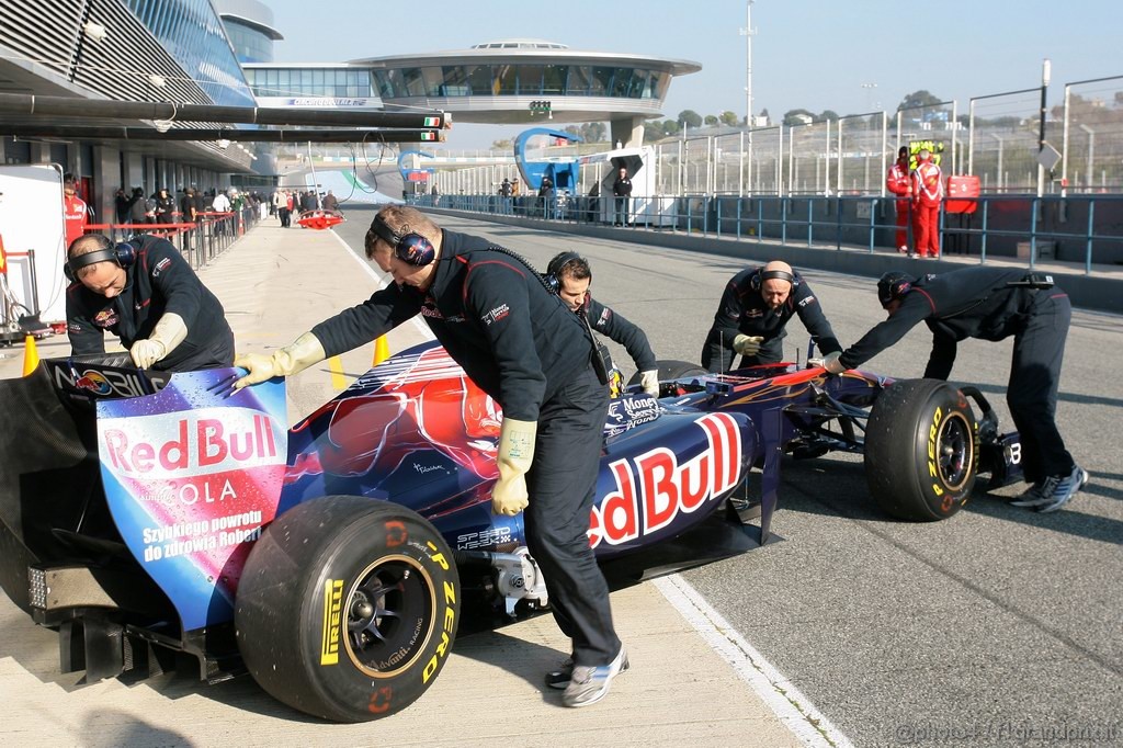 Jerez Test Febbraio 2011, 10/2/2011- Mark Webber (AUS), Red Bull Racing, RB7 