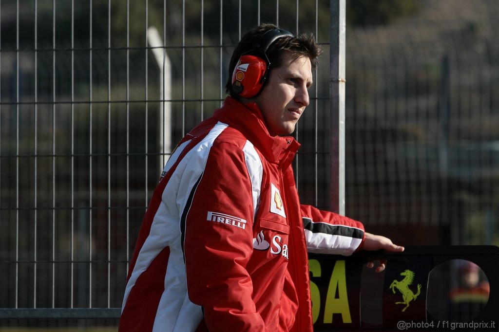 Jerez Test Febbraio 2011, 10/2/2011- Staff Ferrari  
