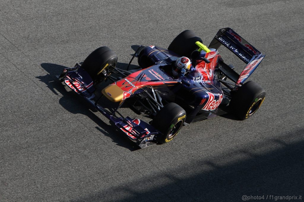 Jerez Test Febbraio 2011, 10/2/2011- Jaime Alguersuari (SPA), Scuderia Toro Rosso, STR6 