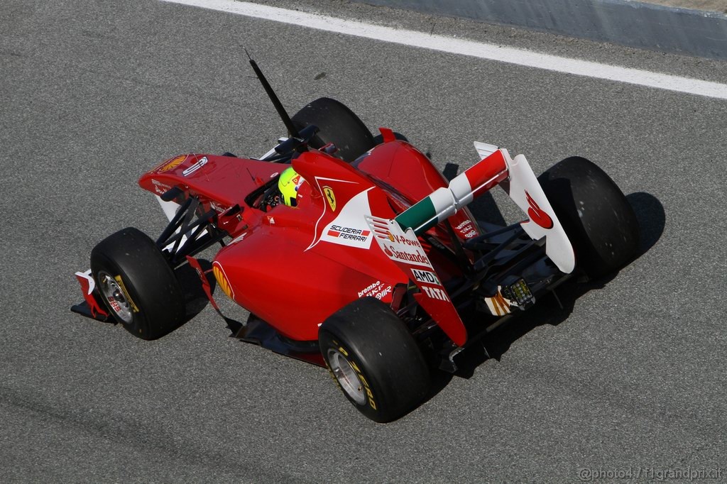 Jerez Test Febbraio 2011, 10/2/2011- Felipe Massa (BRA), Ferrari, F150 