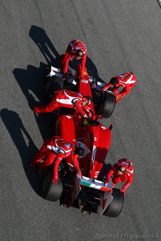Jerez Test Febbraio 2011, 10/2/2011- Felipe Massa (BRA), Ferrari, F150  