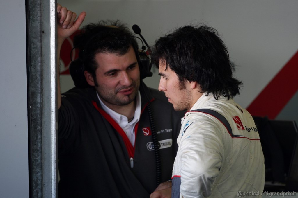 Jerez Test Febbraio 2011, 10/2/2011- Sergio Pérez (MEX), Sauber F1 Team C30 