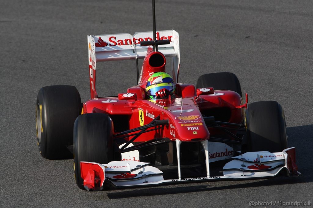 Jerez Test Febbraio 2011, 10/2/2011- Felipe Massa (BRA), Ferrari, F150 