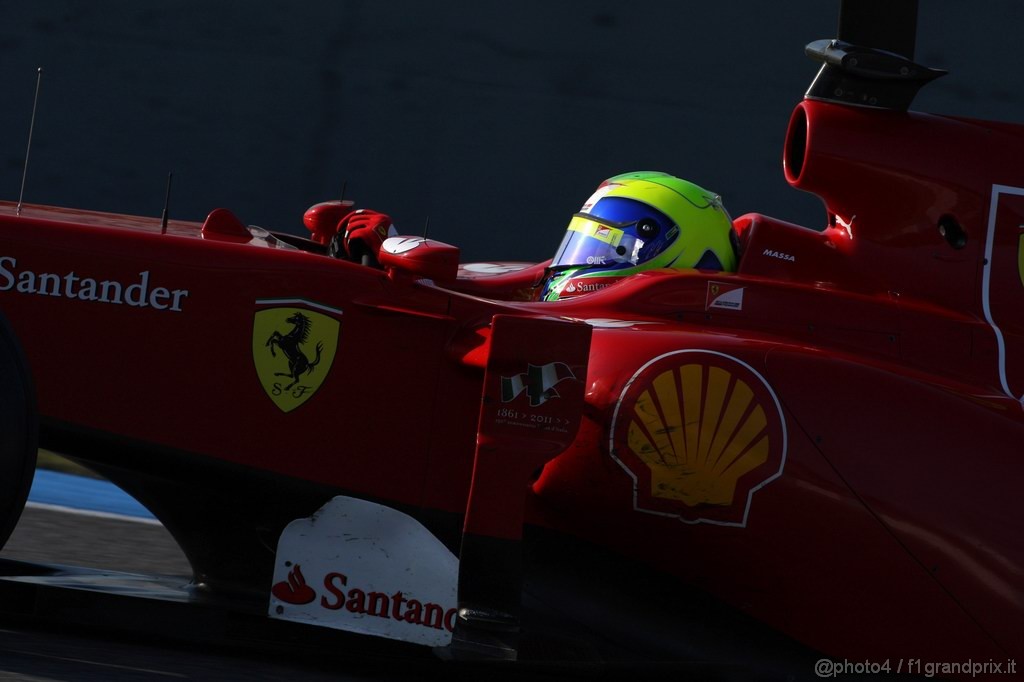 Jerez Test Febbraio 2011, 10/2/2011- Felipe Massa (BRA), Ferrari, F150 