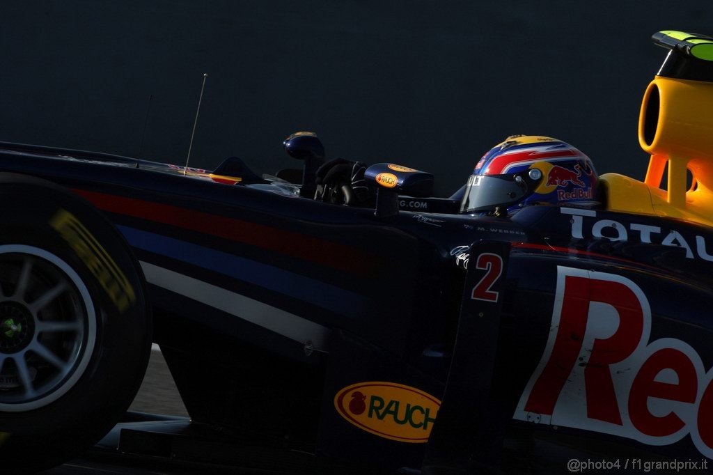 Jerez Test Febbraio 2011, 10/2/2011- Mark Webber (AUS), Red Bull Racing, RB7 