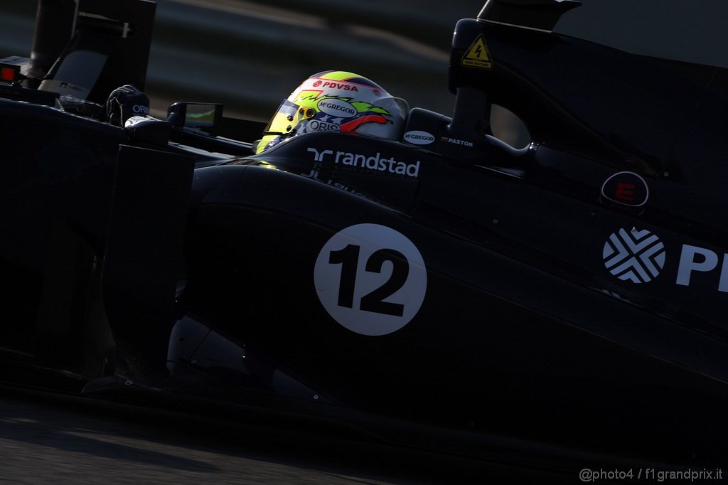 Jerez Test Febbraio 2011, 10/2/2011- Pastor Maldonado (VEN), Williams FW33 