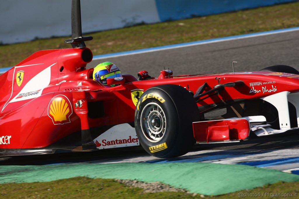 Jerez Test Febbraio 2011, 10/2/2011- Felipe Massa (BRA), Ferrari, F150 