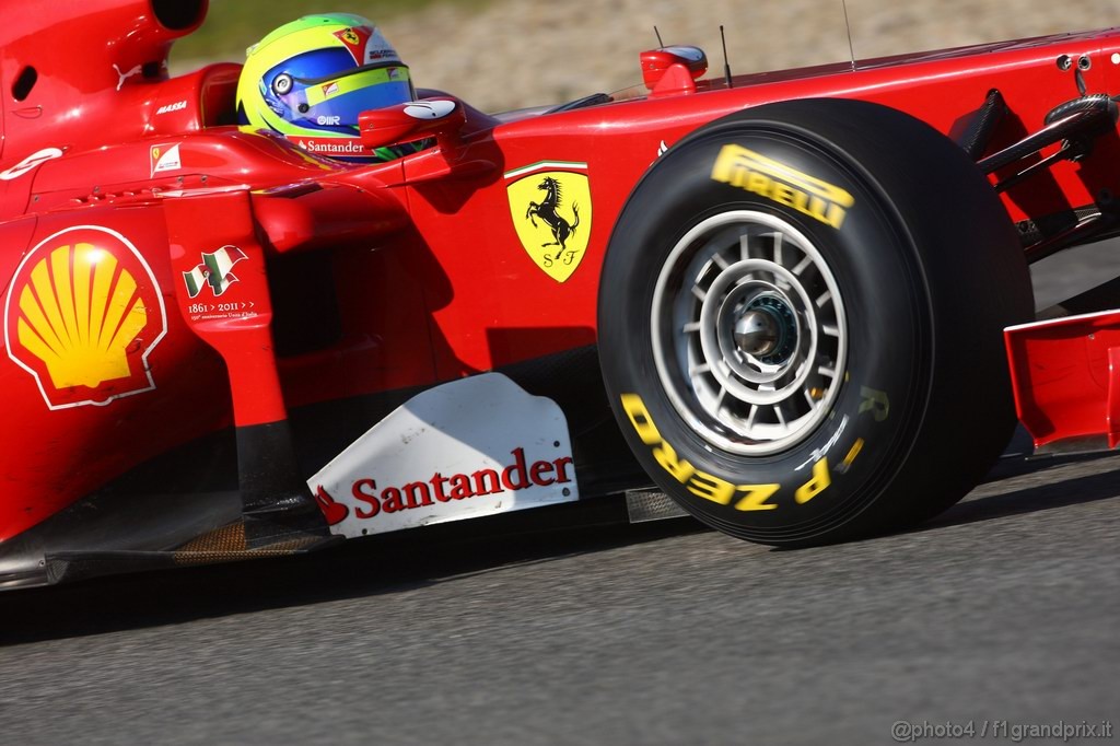Jerez Test Febbraio 2011, 10/2/2011- Felipe Massa (BRA), Ferrari, F150 
