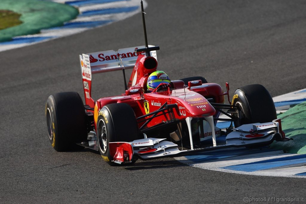 Jerez Test Febbraio 2011, 10/2/2011- Felipe Massa (BRA), Ferrari, F150 