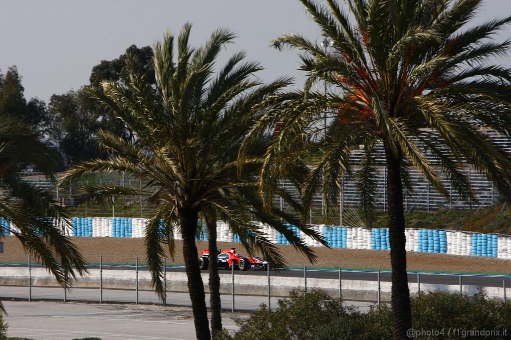 Jerez Test Febbraio 2011, 10/2/2011- Timo Glock (GER), Marussia Virgin Racing VR-02 