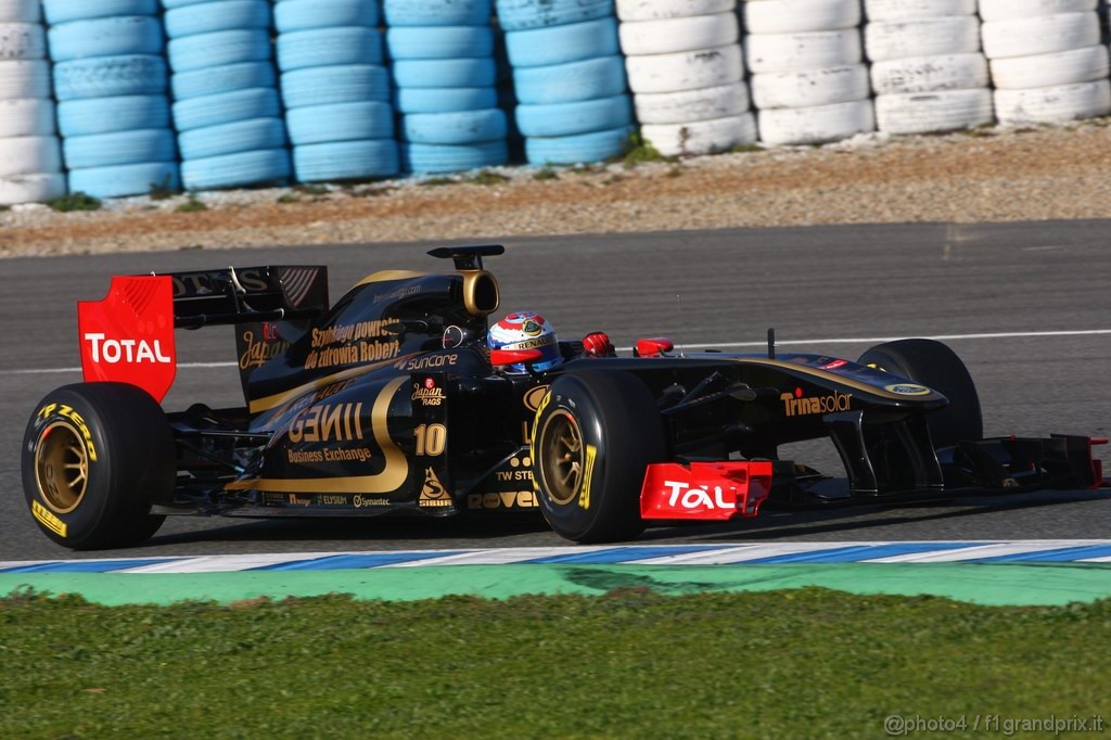 Jerez Test Febbraio 2011, 10/2/2011- Vitaly Petrov (RUS), Lotus Renault GP, R31 