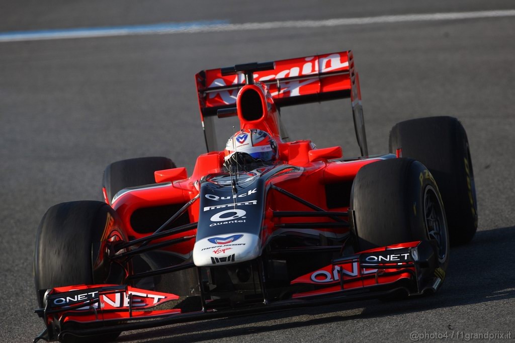Jerez Test Febbraio 2011, 10/2/2011- Timo Glock (GER), Marussia Virgin Racing VR-02 