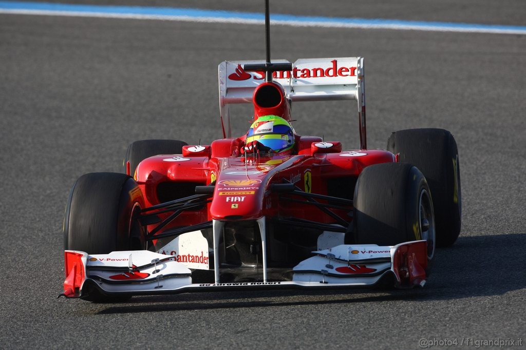 Jerez Test Febbraio 2011, 10/2/2011- Felipe Massa (BRA), Ferrari, F150 