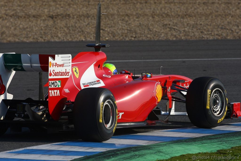 Jerez Test Febbraio 2011, 10/2/2011- Felipe Massa (BRA), Ferrari, F150 