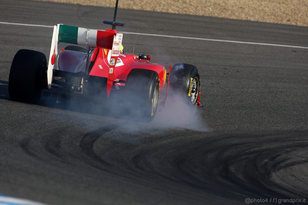 Jerez Test Febbraio 2011, 10/2/2011- Felipe Massa (BRA), Ferrari, F150 