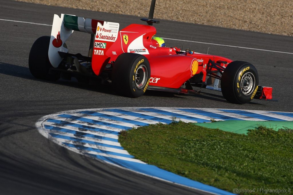 Jerez Test Febbraio 2011, 10/2/2011- Felipe Massa (BRA), Ferrari, F150 