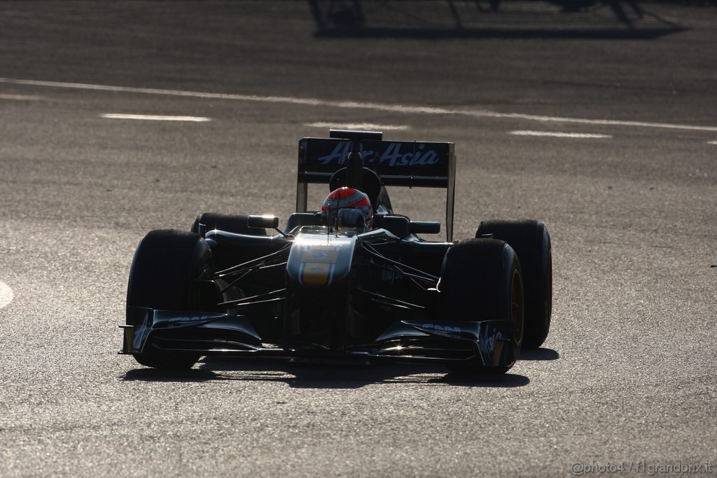 Jerez Test Febbraio 2011, 10/2/2011- Jarno Trulli (ITA), Team Lotus, TL11 