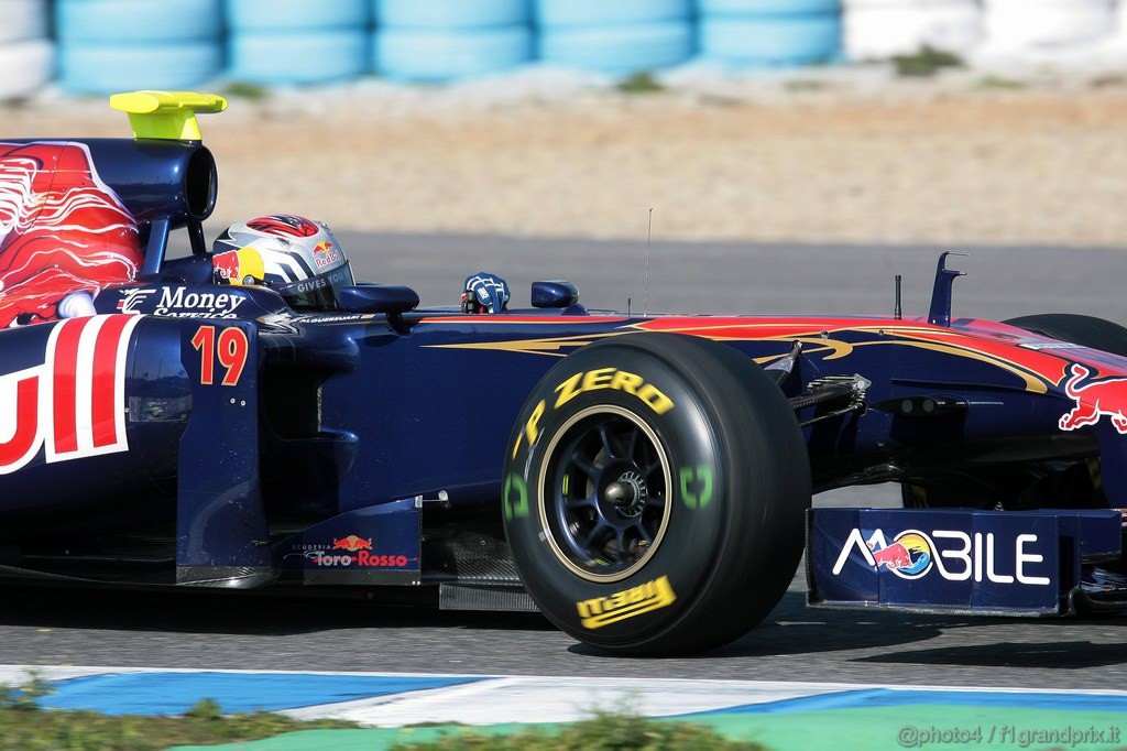 Jerez Test Febbraio 2011, 10/2/2011- Jaime Alguersuari (SPA), Scuderia Toro Rosso, STR6 