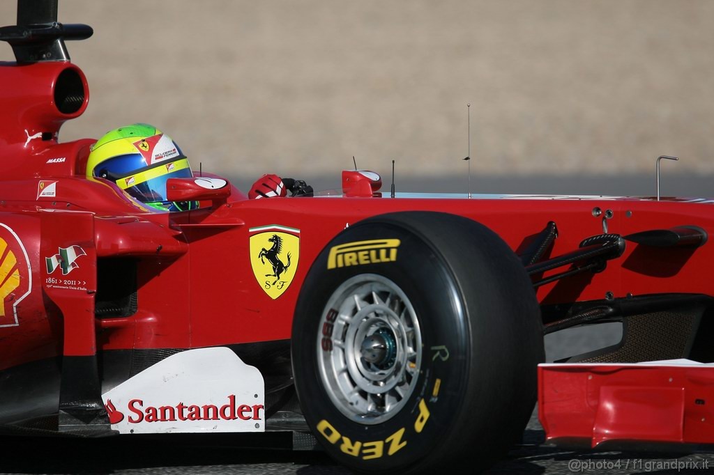 Jerez Test Febbraio 2011, 10/2/2011- Felipe Massa (BRA), Ferrari, F150 