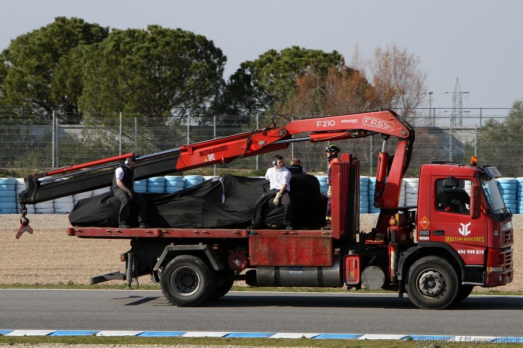 Jerez Test Febbraio 2011, 10/2/2011- Vitaly Petrov (RUS), Lotus Renault GP, R31 