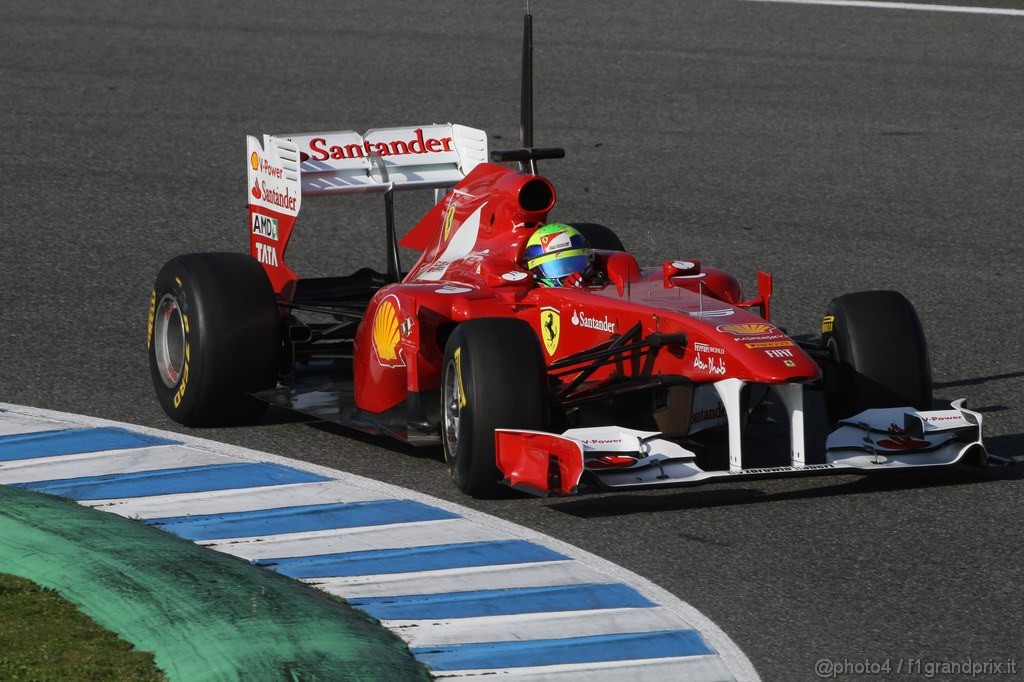 Jerez Test Febbraio 2011, 10/2/2011- Felipe Massa (BRA), Ferrari, F150 