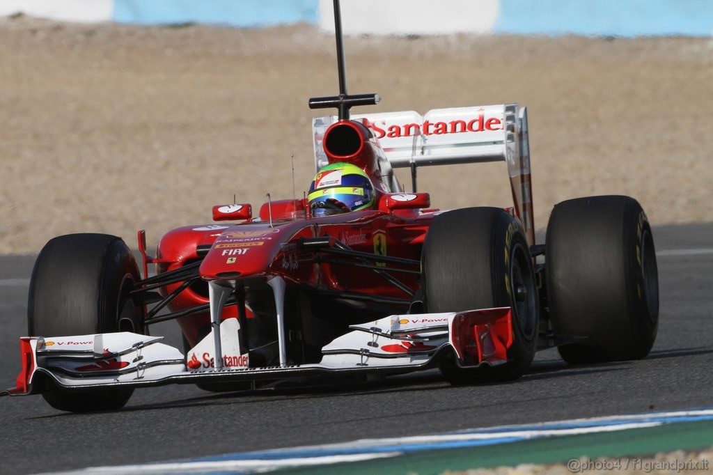 Jerez Test Febbraio 2011, 10/2/2011- Felipe Massa (BRA), Ferrari, F150 