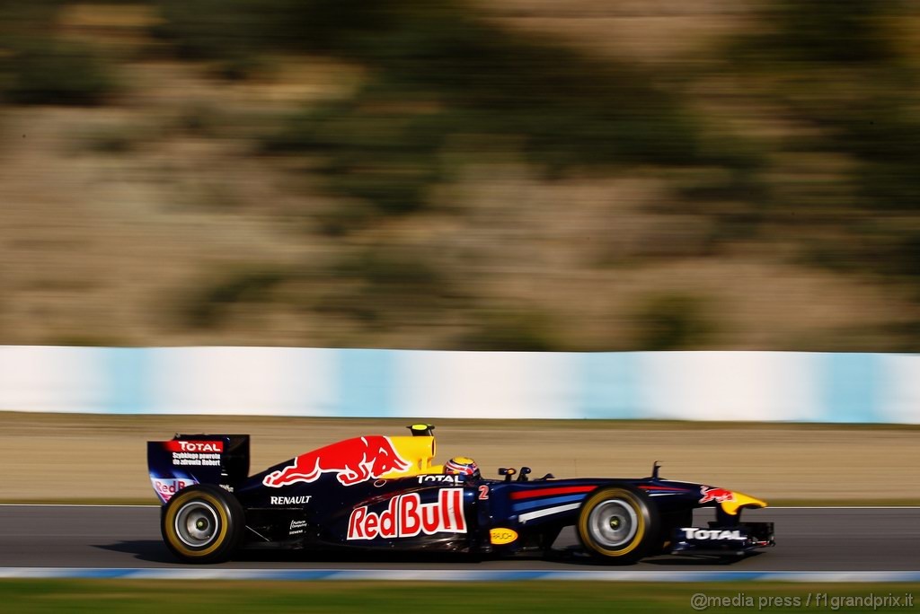 Jerez Test Febbraio 2011, .... drives during day one of winter testing at the Circuito de Jerez on February 10, 2011 in Jerez de la Frontera, Spain.