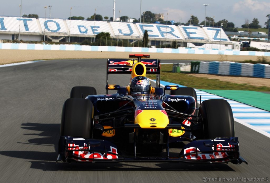Jerez Test Febbraio 2011, during a Red Bull filming day at the Circuito De Jerez  on February 8, 2011 in Jerez de la Frontera, Spain.