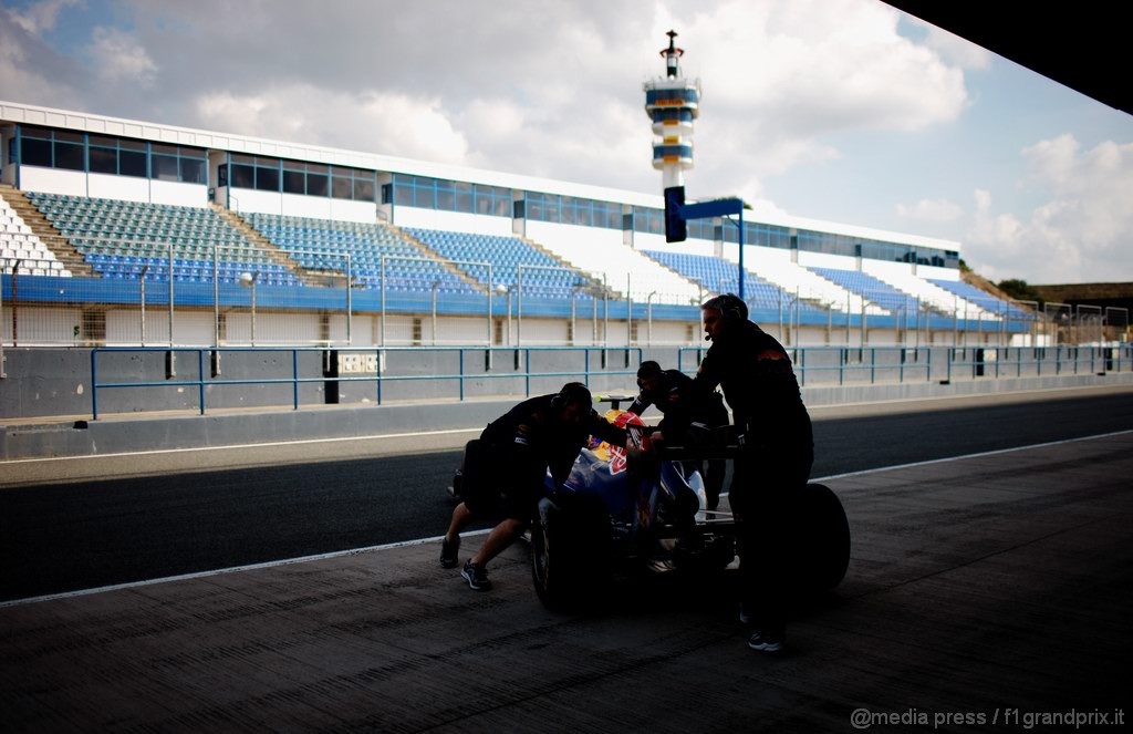 Jerez Test Febbraio 2011, during a Red Bull filming day at the Circuito De Jerez  on February 8, 2011 in Jerez de la Frontera, Spain.